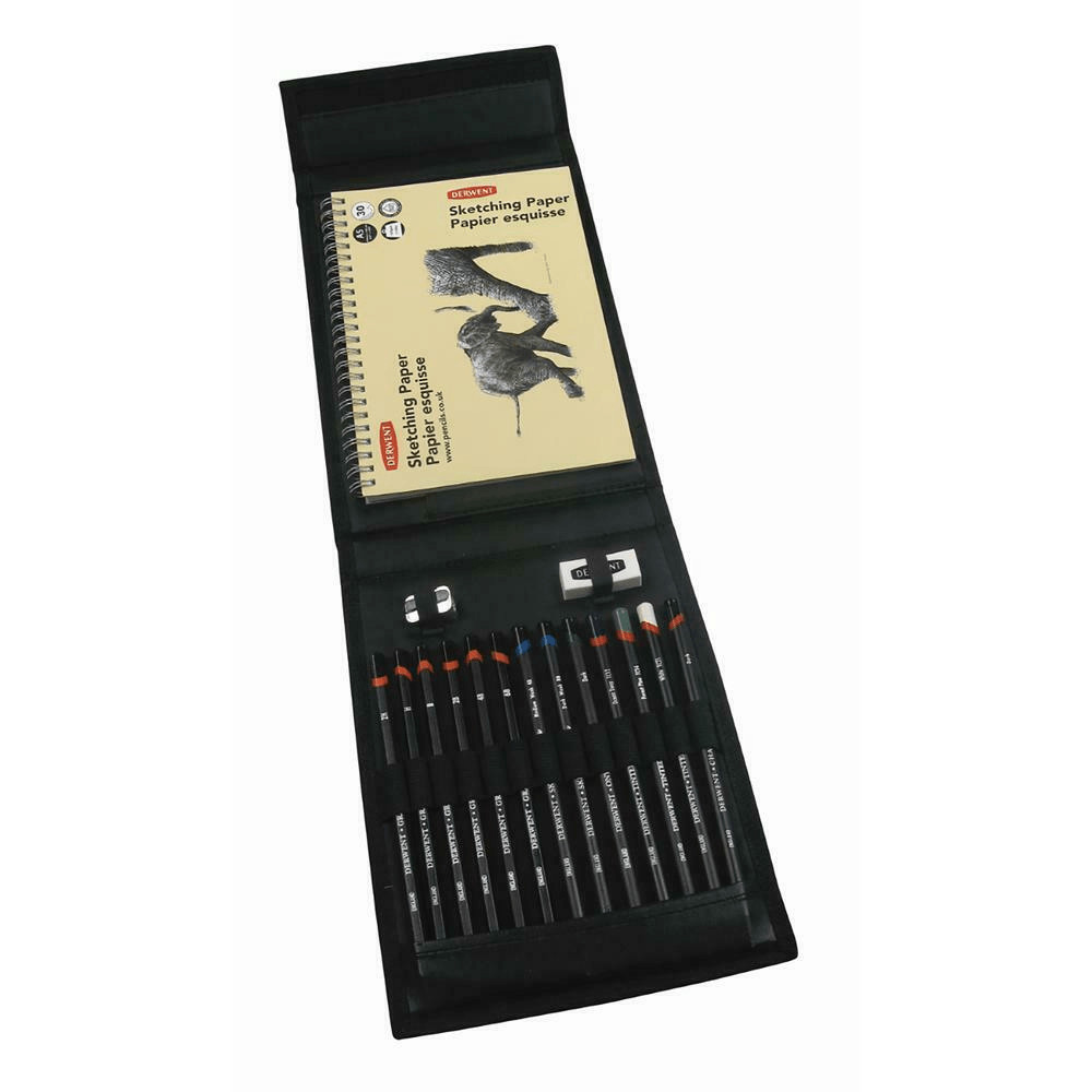 Set Sketch Kit With Paper Pad Case