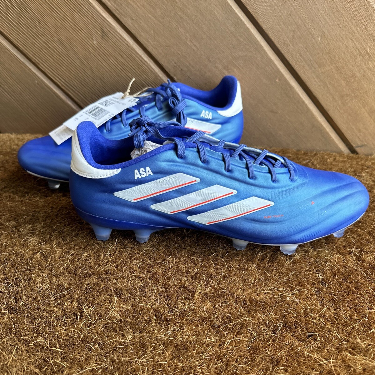 Adidas Copa Pure 2.1 FG Low Mens Soccer Cleats Shoes Blue  display picture 3