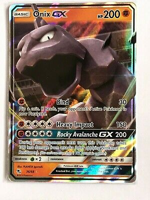 Onix GX - carte Pokémon 36/68 Destinées occultes