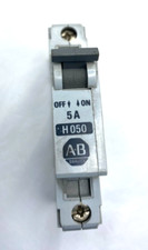 Allen Bradley 1492-CB1 F050 5A Amp Seri B Circuit Breaker Single Pole LOT OF 2  