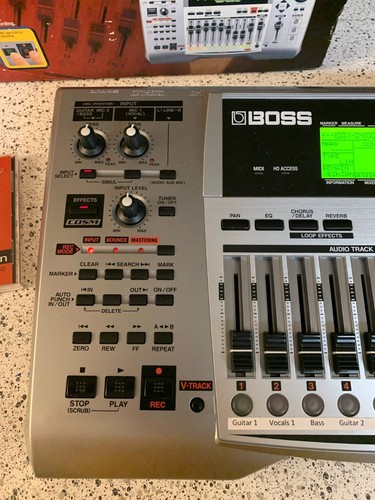 Boss BR-1180 CD / Version 2 Digital Recording Studio Multi Track Recorder Mixer - Picture 8 of 14