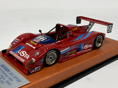 1/43 BBR Ferrari 333SP 1999 12 Hours of Sebrin Pilot Leather Base