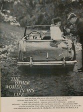 Austin Healey 3000 1960 L'autre femme de sa vie photo tirage original annonce