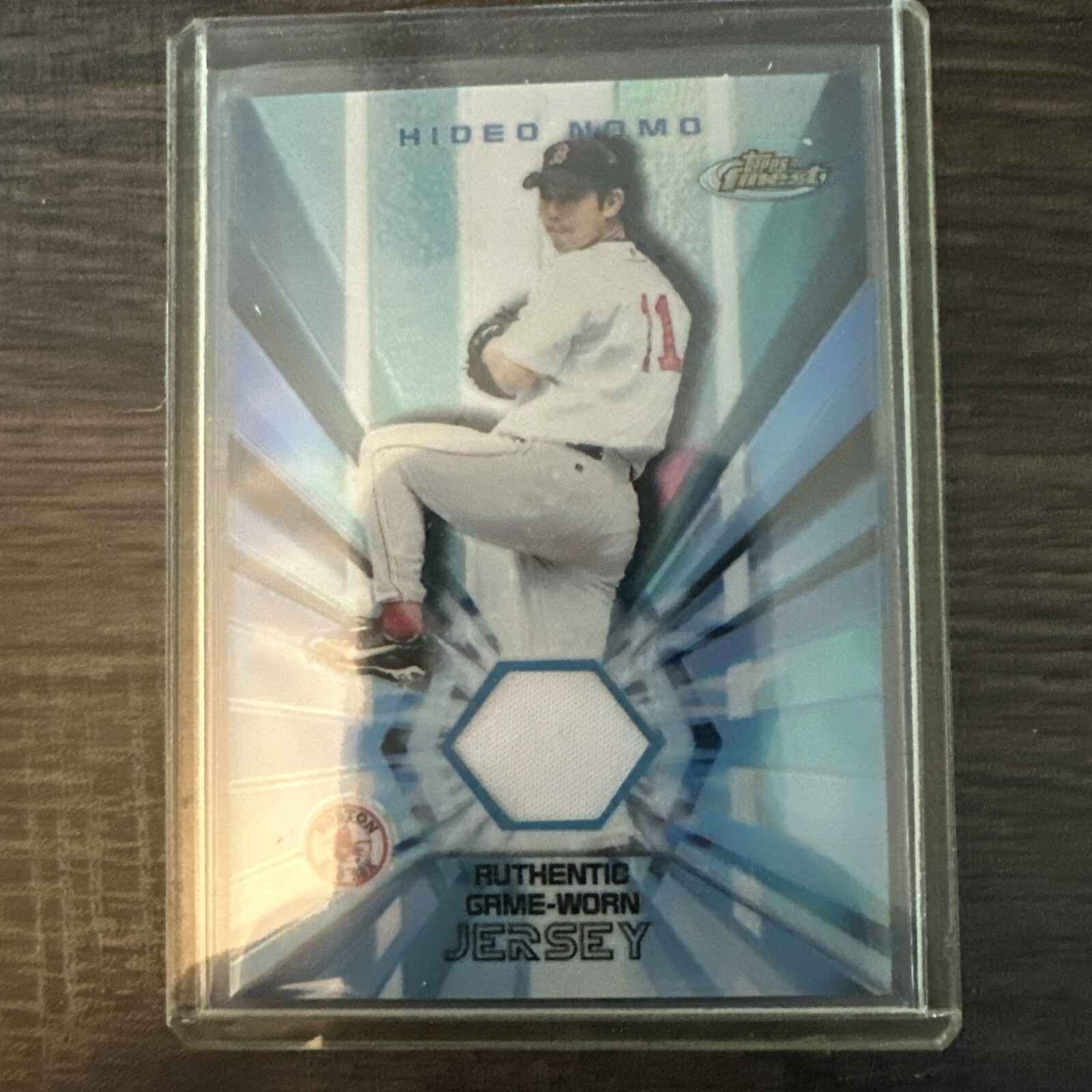 2002 Topps Finest Jersey Relics Hideo Nomo #FRJ-HN