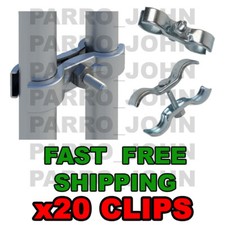 20 x Clips For Heras Fence Panels Site Fencing Temporary Site Fencing Couplers