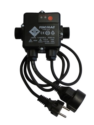 Pumpensteuerung FLUOMAC FC2 mit Kabel elektronischer Druckschalter bis 1,1KW