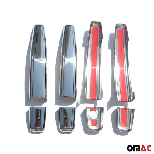Door Handle Cover Protector for Chevrolet Cruze 2017-2019 Stainless Steel 8 Pcs - Picture 9 of 10