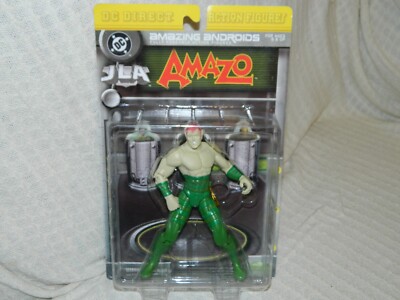 2000 DC Direct Action Figures Amazing Androids JLA AMAZO New In Box
