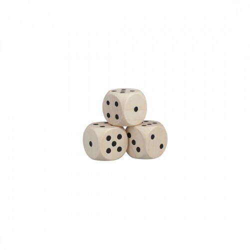 Dice - 0 15/32in - Wood - Nature - Picture 1 of 3