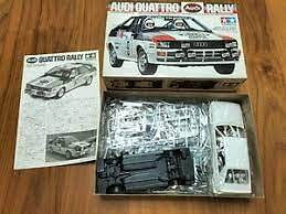 Raro kit Tamiya 1/24 modelo kit Tamiya 1/24 Audi Quattro Rally de Japón 11034 - Imagen 4 de 4