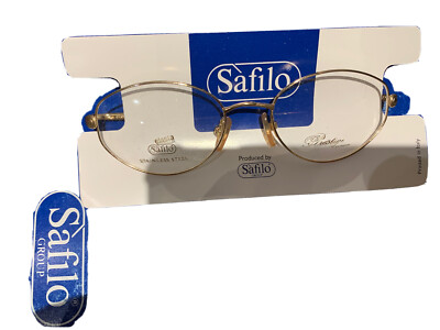 Vintage Safilo Brille Brille Gold