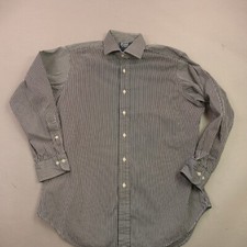 Ralph Lauren Shirt Mens 16 Long Sleeve Button Up Regent Stripes Classic Fit