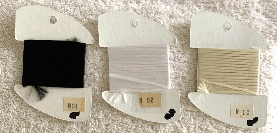 Rainbow Gallery Neon Rays Needlepoint Ribbon 6 Cards Mixed Colors No Duplicates - Image 4 of 4