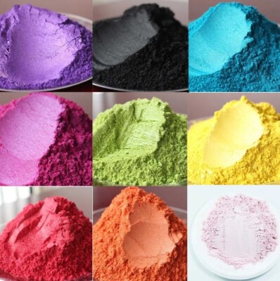 Premium Natürliches Glimmerpulver Wachs Melts, Kerze, Nagel Badebomben Kosmetik Seife