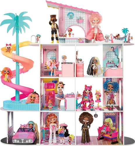 Best Buy: L.O.L. Surprise! O.M.G. House – New Real Wood Doll House with 85+  Surprises 570202