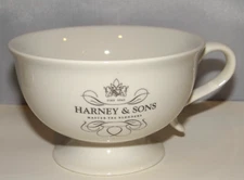 Harney & Sons Master Tea Blenders Mug Cup White 8oz. Footed Pedestal FORLIFE