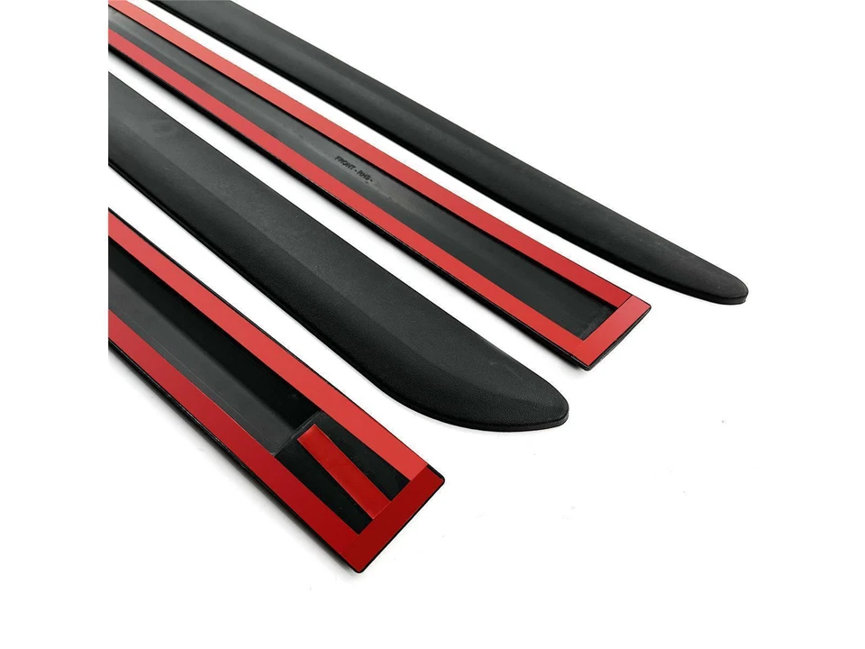 Listones de protección lateral protección de puerta para Citroen C-Elysee desde 2012 negro ABS listón de puerta - Imagen 3 de 4