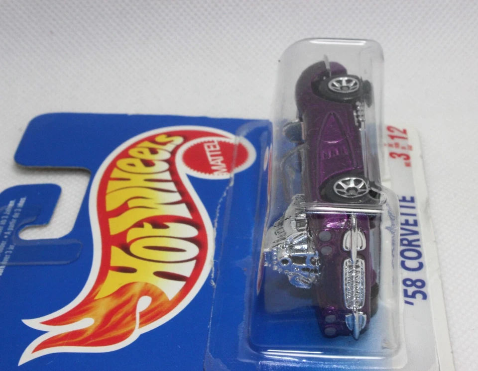 Ho4039, Hot Wheels 1995 Chevrolet 58 Corvette 1:64 Short Card - Bild 4 von 4