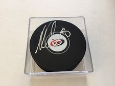 Matt Cullen Signed Carolina Hurricanes Hockey Puck Autographed b