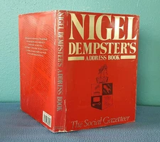 1990 Nigel Dempster's Address Book: Social Gossip Columnist England Britain