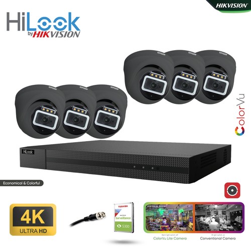 HIKVISION 4K COLORVU CCTV SYSTEM 8MP DVR OUTDOOR NIGHTVISION SECURITY CAMERA KIT - Picture 13 of 20