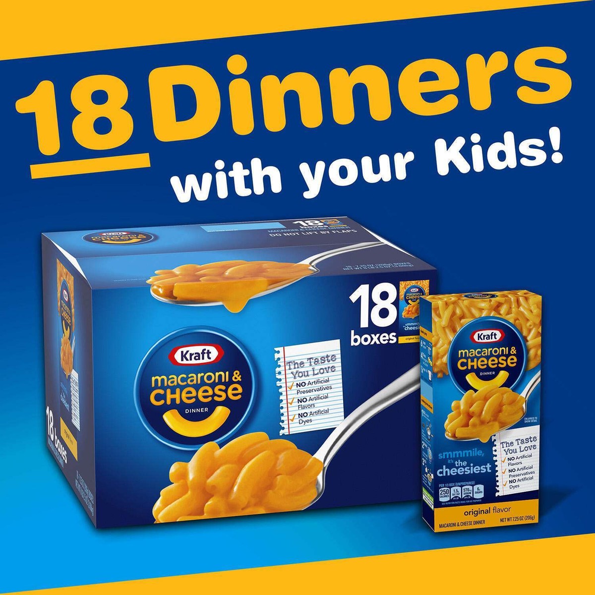 Kraft Mac & Cheese オリジナルフレーバー 18個入り Kraft