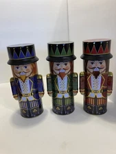 Bonnie And Pop New York Nutcracker 10” Storage Tins Lot Of 3