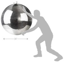 ProX MB-36 36" Mirror Glass Disco Ball DJ Dance Party Bands Club Stage Lighting