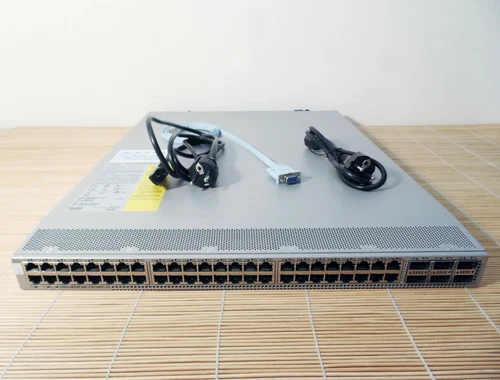 Cisco N9K-C93108TC-EX 48p 10G BASE-T 6p 40G/100G QSFP28 Port-side Exhaust  2PS