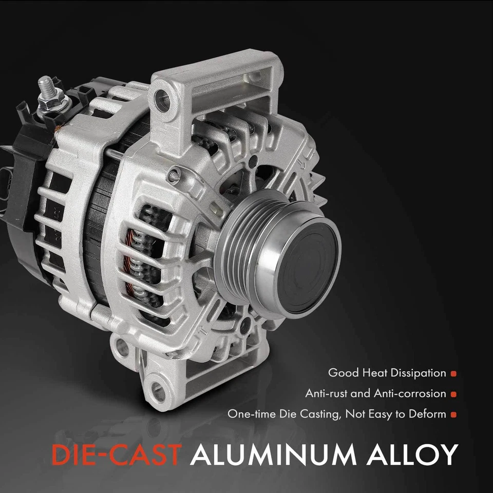 Alternator for Buick Verano 2013 2014 2015 L4 2.0L 130 Amp 12 Volt CW 5-Groove - Image 4 of 4