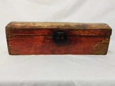 CHINESE WOOD TRINKET TREASURE CHEST BOX ARTISAN DOVE TAILED DOME LID TRAY JOINT