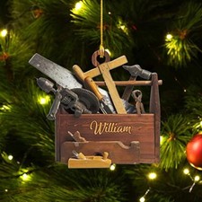 Personalized Arborist Ornaments, Arborist Ornament, Carpenter Ornaments Woodwork