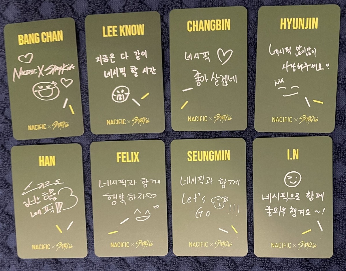 Sealed STRAY KIDS NACIFIC Exclusive Official Photocards | 8 Card