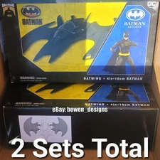 2 Exclusive BATWING Michael Keaton 89 Batman Returns Movie Figure Set Tim Burton