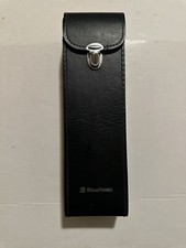 Vintage Bell  Howell Microphone Case Hard Black  Red Clean Interior