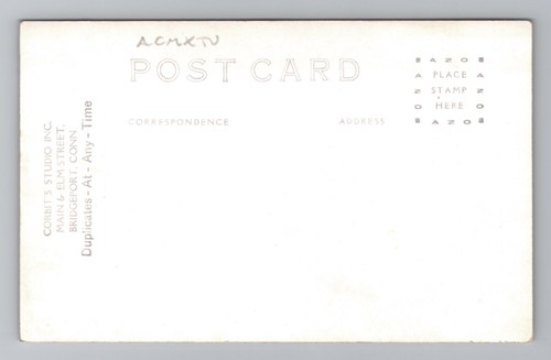 Stratford CT Tercentenary Parade Float, colonial costumes, RPPC postcard, 1939 - Picture 2 of 3