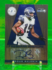 #48/299 2012 RC AUTO Doug Baldwin BLUE Totally Freshman Certified WR SEAHAWKS