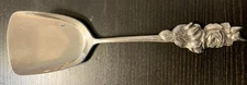 1970  Reed & Barton HARLEQUIN Silver Plated Tea Rose Unique Jelly Spoon FREEship