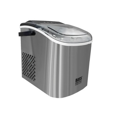 Bass Polska - Silberne Eiswürfelmaschine 12kg/Tag
