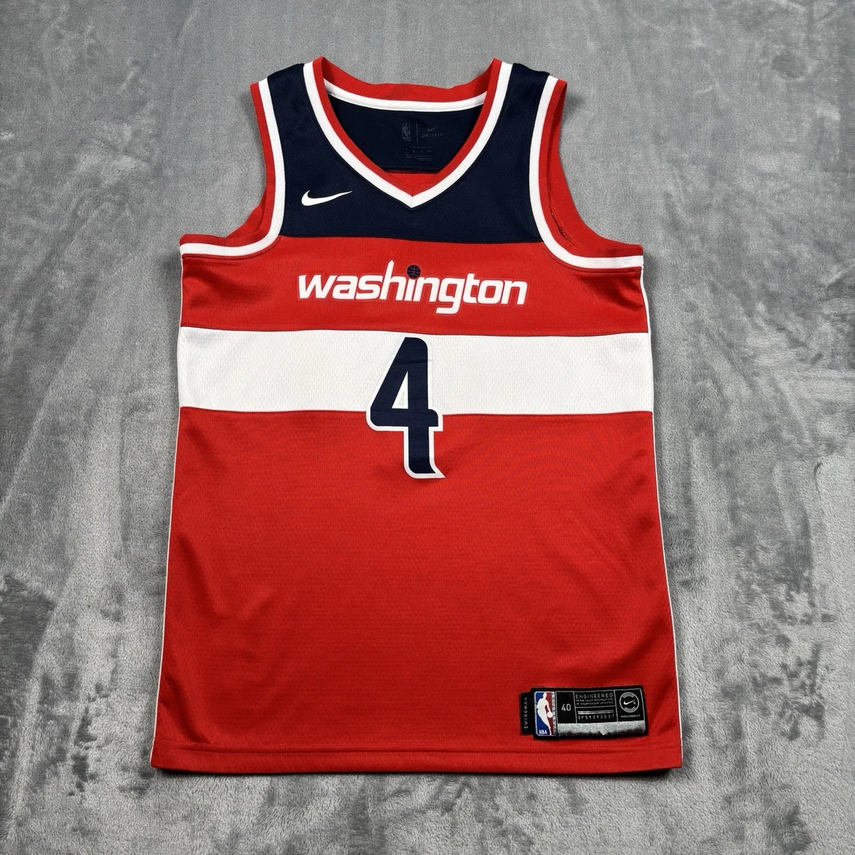 希少品ラッセル.ウエストブルック#4ワシントン　ウィザーズ Washington Wizards Red NBA Jerseys for sale | eBay