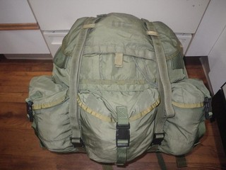 Paquete de campo grande LC 1 militar de Estados Unidos modificado mochila ALICE con marco. #15