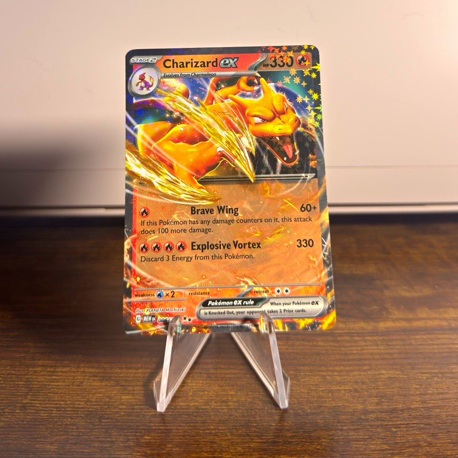 Pokemon TCG Charizard ex 006/078 Pokemon GO Full Art Holo Ultra Rare EN