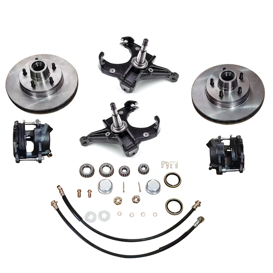 2.5" Drop Spindle & Disc Brake Conversion Kit For 1973-1987 Chevy C10 GMC Truck Foto 4 de 4