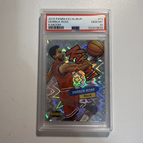 Derrick Rose #11 2015 Panini Excalibur Kaboom card