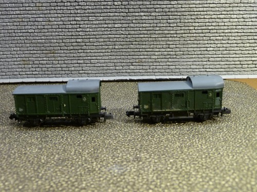 Arnold 23697 Gepäck Postwagen grün 2er Set | Condition: Gebraucht
