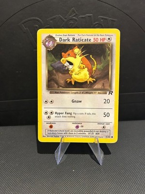 Dark Raticate Team Rocket 51 Pokemon Karte Englisch