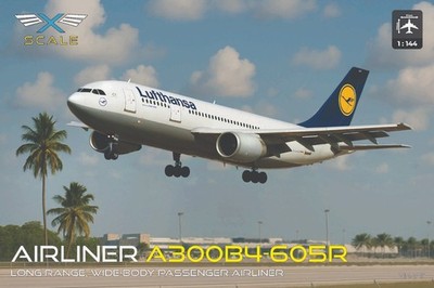 X-Scale 1/144 Airbus A300B4-605R Lufthansa Model Kit