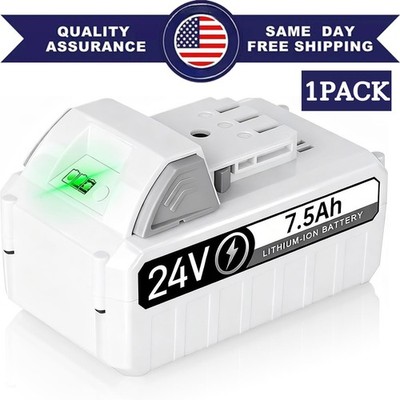 7.5Ah Battery for Snow Joe Sun Joe 24V Batteries 24VBAT-LTE/LTW/LT 24BAT-LTX