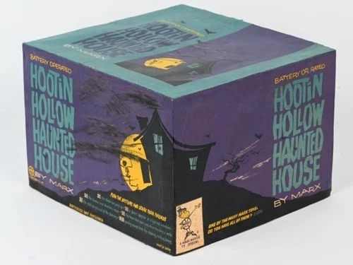 Marx Hootin Hollow Haunted House Empty Replacement Box I make lots of Marx boxes