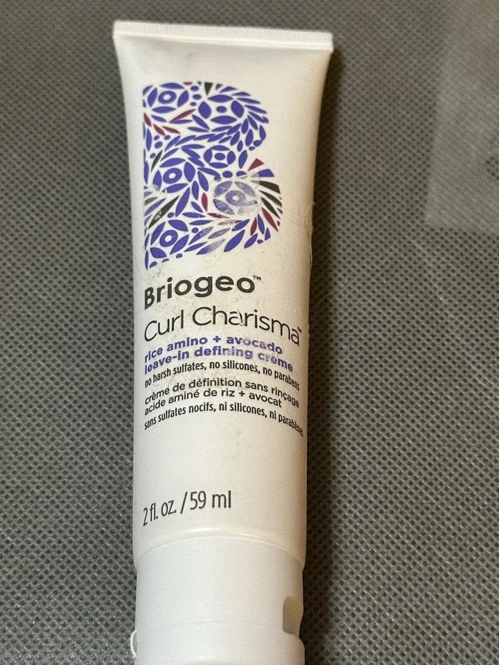 Briogeo Curl Carisma Arroz Amino Aguacate Crema Definidora Sin Enjuague 2 fl oz Nuevo Foto 3 de 3